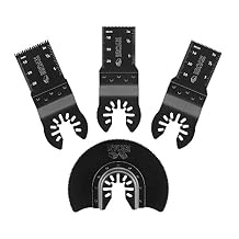 4-Piece Wood OSCILLATING Multi-Tool Blade Set