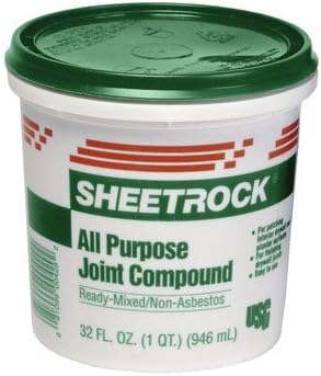 USG Sheetrock Joint Compound, All Purpose, White, 1.75 pt.