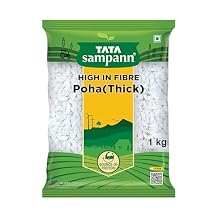 Tata Sampann, High in Fibre Poha(Thick), 1kg