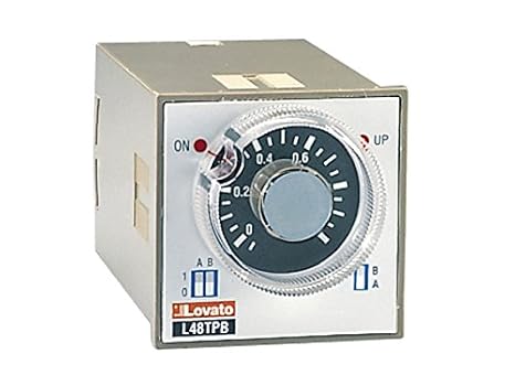 31L48TPBM240 Time Relay on Delay, Multiscale and Single Voltage, Plug-in and Flush Mount Version, 48 mm x 48 mm