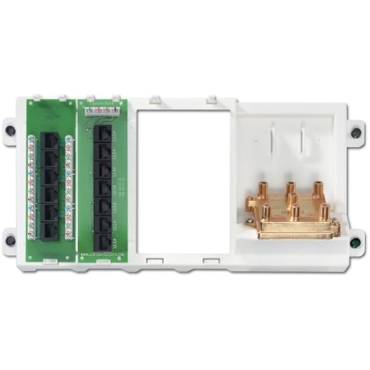 Leviton Basic Home Networking Plus BNP Panel, 47606-BNP