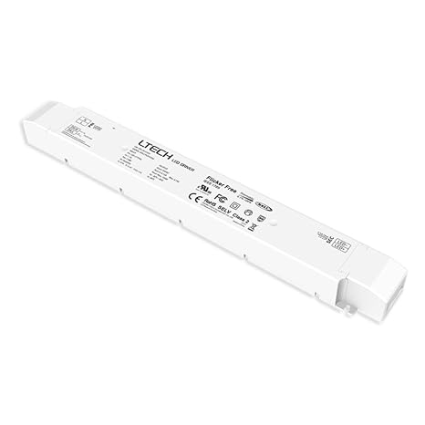 LM-100-24-U1D2 | 100W 24VDC CV DALI-2 DIM&CT Driver | Constant Voltage | 1-CH SELV Output Channel with Common Anode | Dimming from 0~100%, Down to 0.1%.