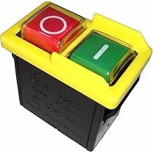 Power Switch Button CK1 6A 250V Waterproof Dustproof Electromagnetic On Off Push Switches Pushbutton for Grinding Wheel Machine CK-1