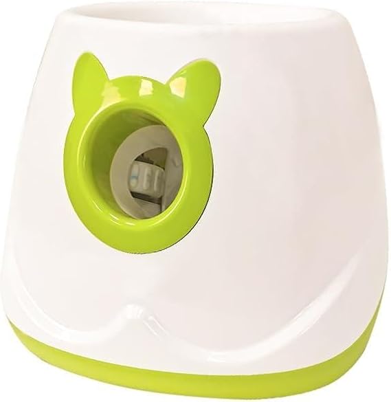 ptlsy Automatic Dog Ball Launcher & 22 Balls, Interactive Dog Tennis Ball Thrower Machine for Dogs Fit for 2 inch Tennis Balls, Adjustable Launch Distance in 4 Modes