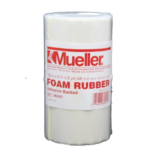 Mueller Foam Rubber - Adhesive Backed, Open Cell, 18 x 6 x 2 yd roll