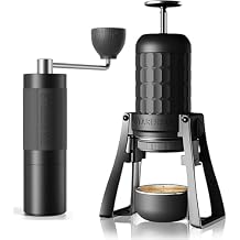 STARESSO PLUS Portable Coffee Maker & D6 PLUS Manual Coffee Grinder