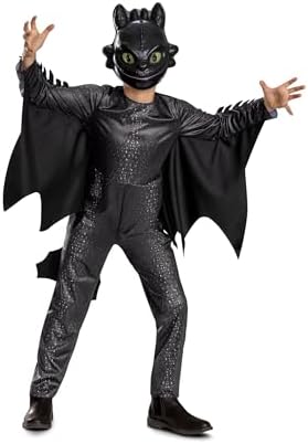 Disguise How to Train Your Dragon Toothless Costume, Official Hiccup Costume Outfit