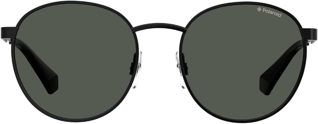 Polaroid Kids Kids PLD 8039/S Sunglasses, Black, 7-10 Years, 49