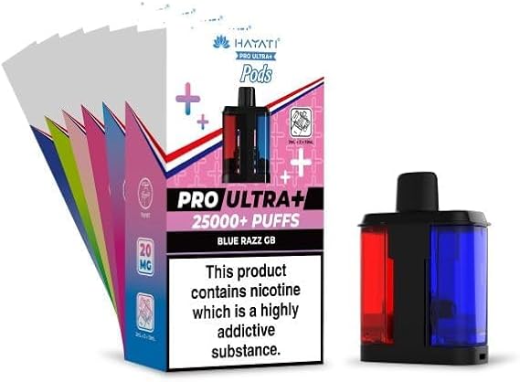 HAYATI Pro Max+ 25000+Puffs Pod Long-Lasting Performance with up to 25000 Clean (Watermelon ice)