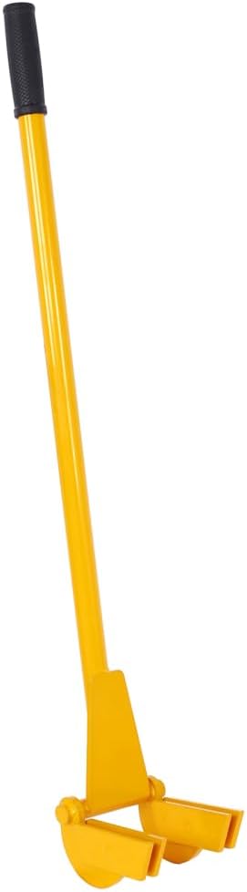 Pallet Buster Tool with 43in Handle - Deck Wrecker Pry Bar for Pallet Disassembly, Board Removal, Wood Repurposing, Yellow
