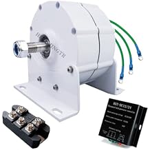 12000W 110V/ 220V Portable Permanent Magnet Electric Motor, Maglev Generator DIY AC Alternator Permanent Magnet Motor (with Base)