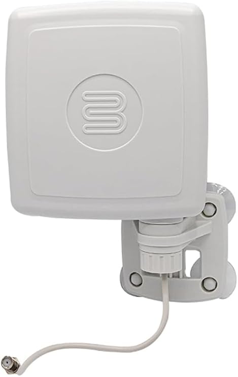 Bolton Technical Beacon 4G Directional Panel Antenna 7 dBi External Antenna for 4G Routers & T-Mobile Home Internet,698-2700 MHz with N-Female Connector and 10 in Cable for Indoor or Outdoor Use | 7 dBi Directional N-Female Antenna with 10in Cable for 4G Routers & T-Mobile Home Internet, Indoor & Outdoor Use