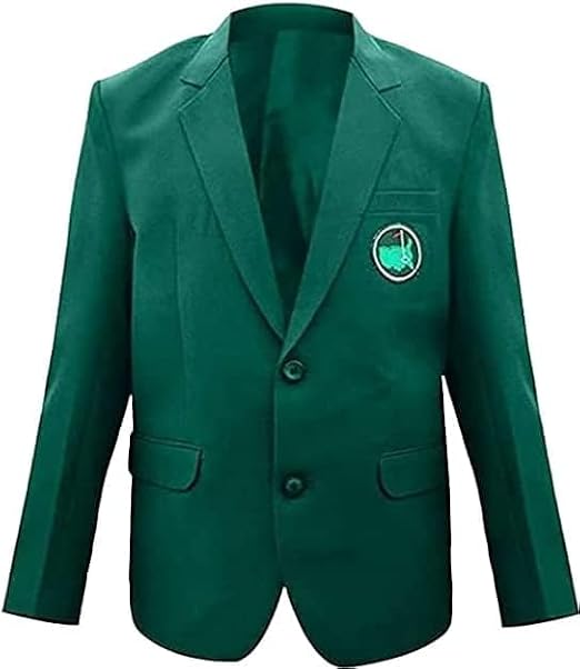 Men's Master Golf Tournament Green Blazer Coat Jacket.