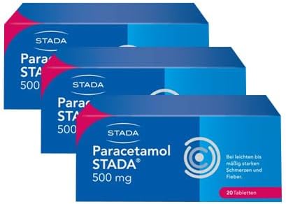 Paracetamol Stada 500 mg Tablets (Pack of 3 x 20)
