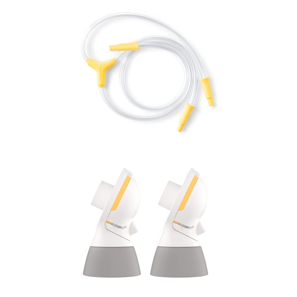 Medela Replacement Tubing and 2 Count PersonalFit Flex Connectors, Compatible with Pump in Style Maxflow Breast Pump