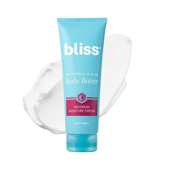 Bliss Grapefruit and Aloe Body Butter Moisturizer - 6.7 Fl Oz - Skin-Loving