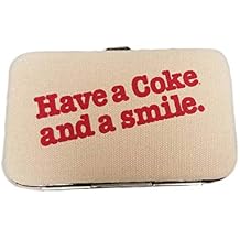 Officially Licensed Coca-Cola Bottle Canvas Flat Wallet