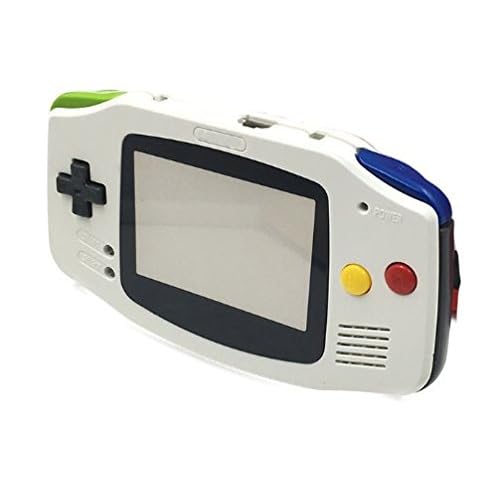 Replacement Full Housing Shell Case Cover with Full Button for Gameboy Advance GBA White