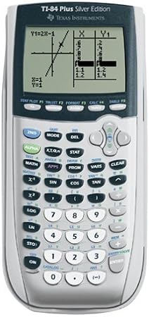 Texas Instruments TI-84 Plus Silver Edition Graphing Calculator - Handles Calculus and Engineering - USB Technology - 21 Apps