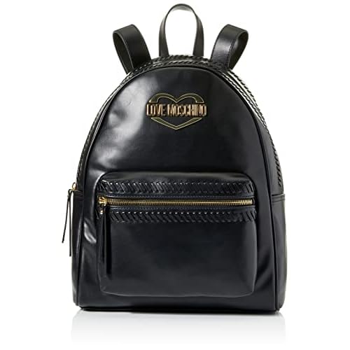 Love Moschino Womens Jc4054pp1gld1 Backpack, 24,5X13X31, Black, 24,5X13X31, JC4054PP1GLD1