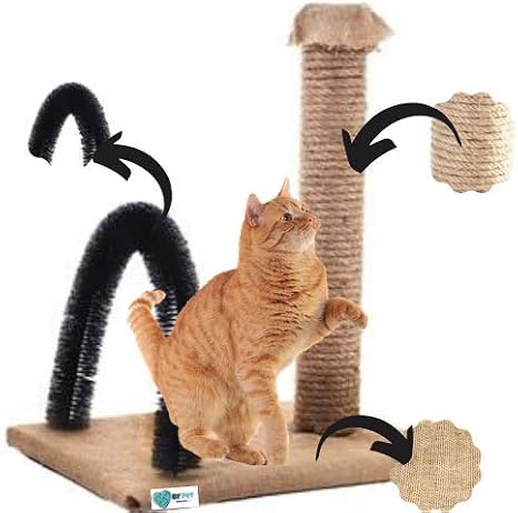 BY PET Kedi Kaşıma Ve Tırmalama Tahtası (Siyah)