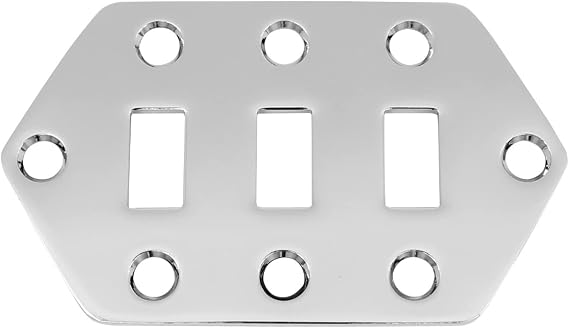 Control Plate - Jaguar Style, Selector Switch, Chrome