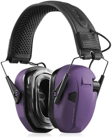 Savior Equipment Apollo Electronic Earmuffs For Shooting wGel Ear Pads, 24dB NRR, Noise Cancelling Ear Protection Headset