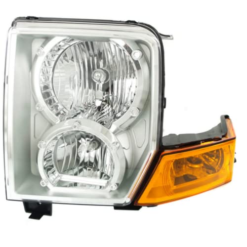 CarLights360 For Jeep Commander 2006-2010 Headlight Assembly Driver Side DOT Certified CH2518117N