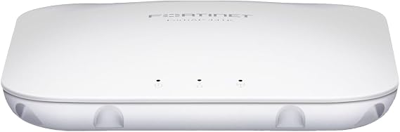 Fortinet FortiAP 241K Wi-Fi 7 Indoor Access Point | Quad-Radio | 2.4GHz/5GHz/6GHz Bands | 10 Gigabit Ethernet | BLE/ZigBee | WPA3 Security | PoE+ | Ceiling/Wall Mount (FAP-241K-A)