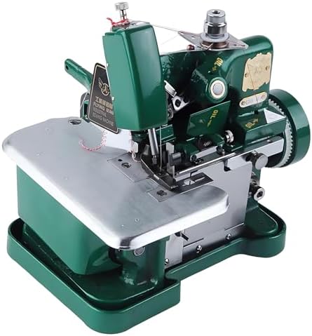 Overlocker Serger Machine for Heavy Duty Fabric - 3-4 Thread with Adjustable Stitch Length, Durable Metal Frame, Includes Accessories