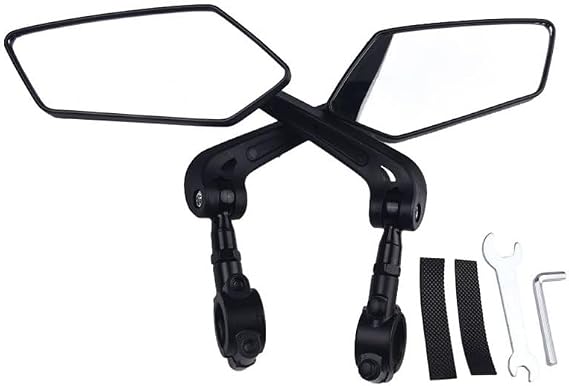 2PCS Bike Mirrors For Handlebars For Mongoose Fireball 2015-2020,360 Adjustable Rotatable Wide Angle Mirror Accessories