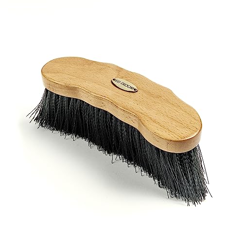 EZI-GROOM Premium Long Dandy Brush Large, Wood