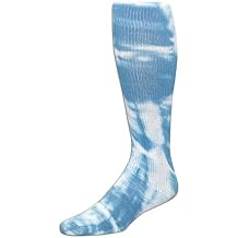 Tie Dyed Revolution Athletic Socks (Small, Light Blue)