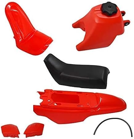 PCC MOTOR FOR PW50 PW 50 PLASTIC SEAT GAS TANK KIT - Red PS37