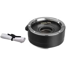 Canon EOS Rebel XT 2X Teleconverter (4 Elements) + Nwv Direct Microfiber Cleaning Cloth.