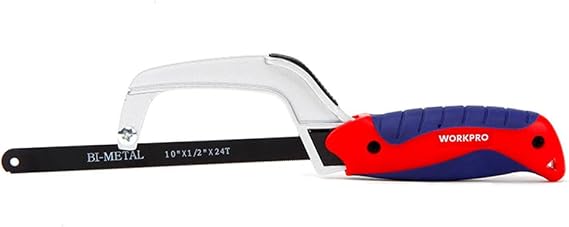 WORKPRO WP215023 250mm BI-METAL Precision Cutting Mini Arm Iron Saw