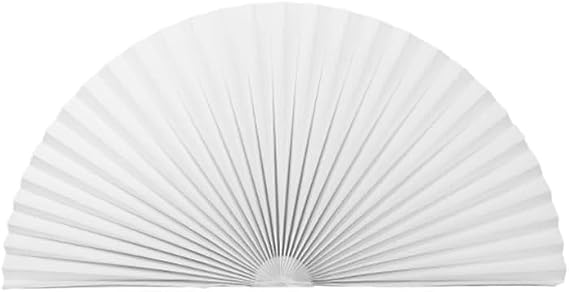 Arch Window Blackout Shades Pleated Window Shades Half Circle Cellular Window Shades Blinds with No Tools, Half-Round Shade Easy to Cut and Install (2, White, 30inx60in (75cmx150cm))