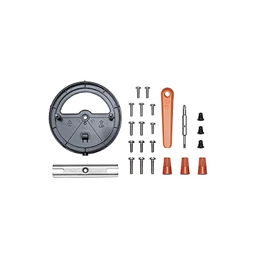 Ring Spare Parts Kit Compatible with Floodlight Cam Wired Plus and Floodlight Cam (Newest Model), Black