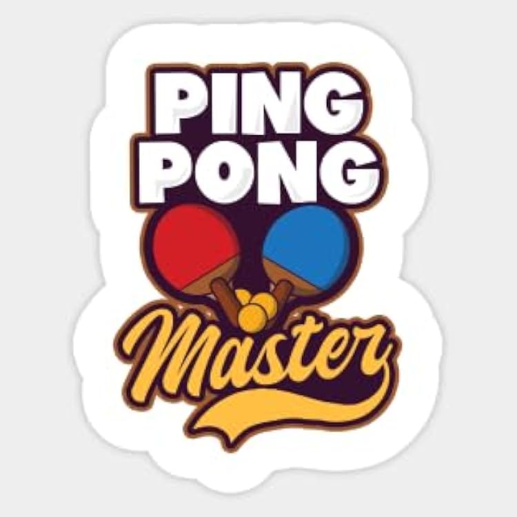 Stickers Vinyl Table Tennis T Shirt | Ping Pong Master - Vinyl Stickers Laptop Decal Water Bottle Sticker Funny Sticker ...20491