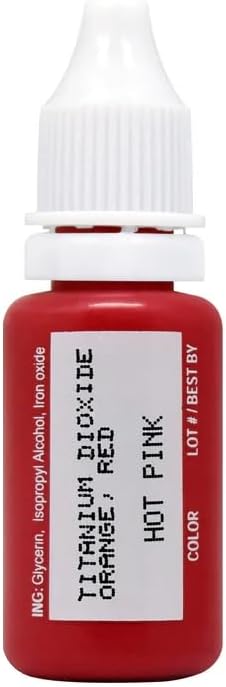 Biotouch - Hot Pink Permanent Makeup Pigment 15mL Bottle