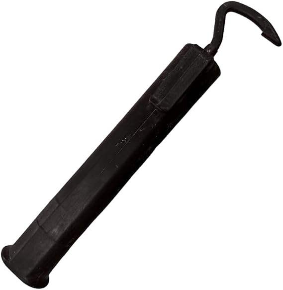 Lazy Cowboy Telescoping Hook Pole 12"-44" - Ideal Reaching Tool for Truck Beds, Boats, Horseback - Durable Telescopic Hook for Easy Object Retrieval - Versatile Extendable Pole with Hook