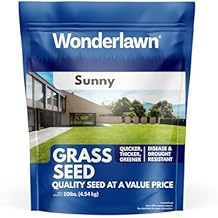 Barenbrug Wonderlawn Sunny Grass Seed Mix for Lawn Care and Landscaping, 10 lbs. Bag