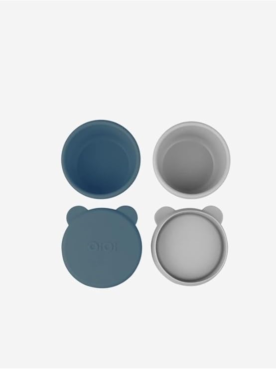 OiOi Mini Bites - Deep Blue/Powder Grey