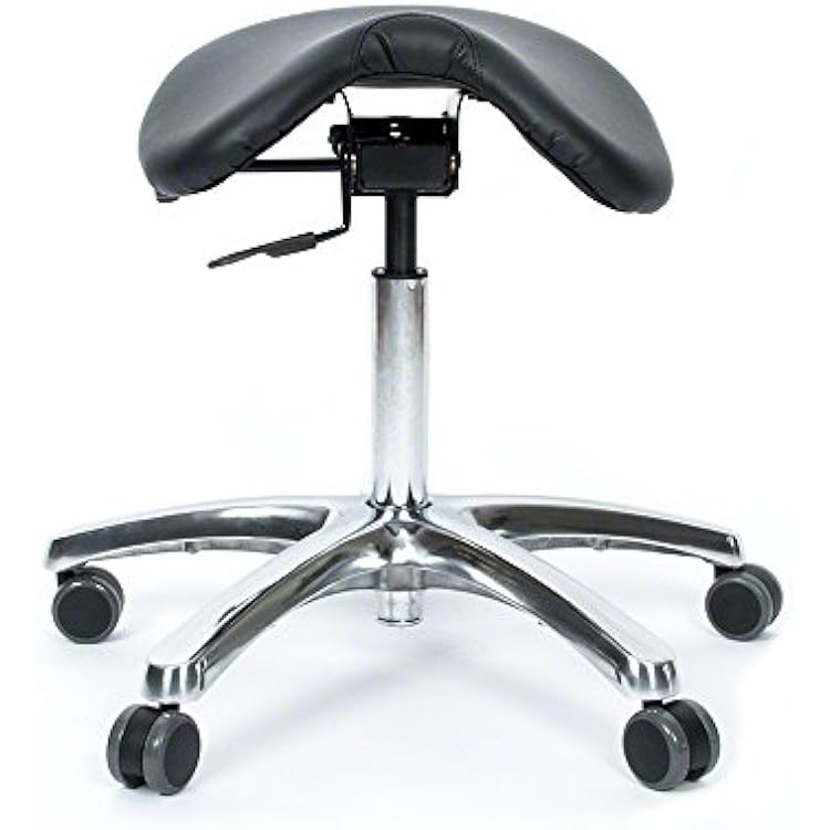 BetterPosture Saddle Chair Multifunctional Ergonomic Back Posture Stool with Tilting Seat Reduce Pressure on Lower Back and Improve Posture While Sitting