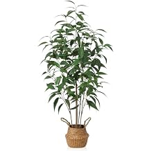 Ferrgoal Artificial Eucalyptus Tree,4Ft Tree Fake Plant in Pot for Home and Office Decor,Potted Faux Plants Tall Artificial Trees for Indoor, Outdoor