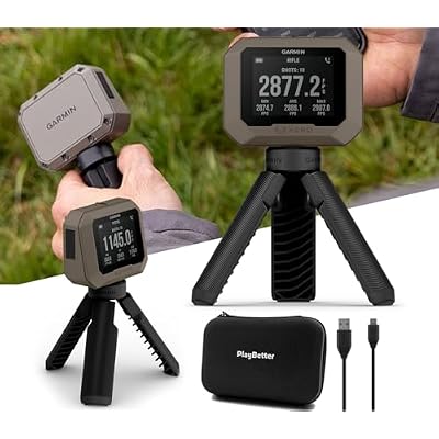 PlayBetter Garmin Xero C1 Pro Chronograph Bundle - Precise Projectile Speeds Readings from 100 fps to 5,000 fps - Simple & Compact Design, 6-Hour Battery Life - Includes Protective Hard Case
