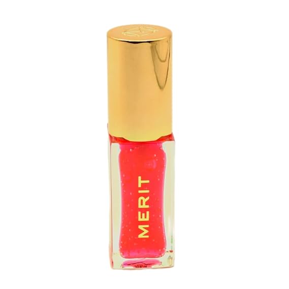 MERIT Shade Slick Gelee Sheer Tinted Lip Oil Les Deux