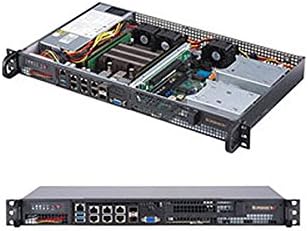 Supermicro SuperServer 5019D-FN8TP 1U Rackmount w/Intel Xeon D-2146NT, 2X 10GBase-T, 2X SFP+, 4X GbE LAN, IPMI