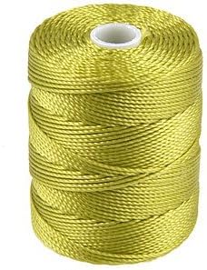 C-LON Bead Cord, Chartreuse - 92 Yard Spool