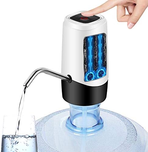 Electric Drinking Water Pump Dispenser with Rechargeable Battery - fits for 5 Gallon Water Bottle